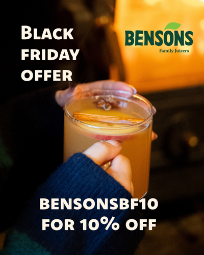 Black Friday at Bensons: 10% Off Everything for the Start of the Festive Season!