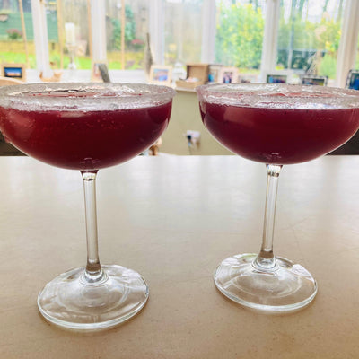 Bensons Berry Valentines Cocktail Recipe with Homemade Puree