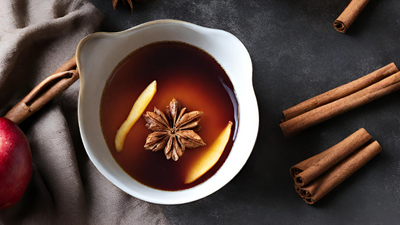 Warm up with Mulled Apple and Cinnamon